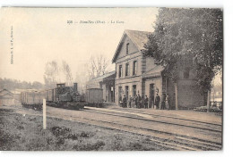 CPA 60 Noailles La Gare Et Le Train Tramway - Noailles