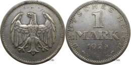 Allemagne - République De Weimar - 1 Mark 1924 A - TTB/XF40 - Mon3890 - 1 Mark & 1 Reichsmark