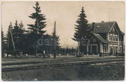 * T3 1938 Marosfő, Izvoru Muresului; Vasútállomás / Railway Station. Foto Klein (Ditrau) Photo (EB) - Unclassified