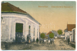 * T3 Marosillye, Maros-Illye, Ilia; Utca és Főposta / Street And Post Office (fl) - Unclassified