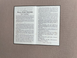 JACOBS Henri Frans °MOL-RAUW 1915 +MOL 1953 - DAEMS - DORSEMONT - BRION - Obituary Notices