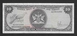 Trinidad & Tobago - Banconota Circolata Da 10 Dollari P-32a - 1977 #19 - Trindad & Tobago