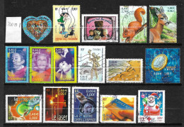 Entre 3368 Et 3436 Lot De 16 Timbres  (2001) Oblitéré - Used Stamps