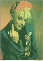 CARTOLINA-POSTCARD-CPT-CARTE POSTALE - BOY GEORGE (SINGER OF '80s) - Singers & Musicians