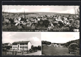 AK Steinfeld / Main, Panorama, Schulhaus  - Autres & Non Classés