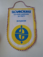 D202163   SLOVAKTOURIST Za Sportom A Oddychom Slovakia Czechia  FANION -Wimpel - Pennon -   120 X 190 Mm - Otros & Sin Clasificación