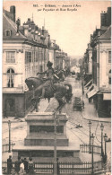 CPA Carte Postale France Orléans Jeanne D'Arc Et Rue Royale 1926  VM80017 - Orleans