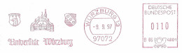 235  Université, Ours: Ema D'Allemagne, 1997 - University, Bear: Meter Stamp From Würzburg, Germany - Bären