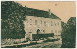 T2/T3 1910 Bán, Trencsénbán, Bánovce Nad Bebravou; M. Kir. állami Polgári Fiúiskola (kastély). Hertzka Ármin Kiadása / B - Unclassified