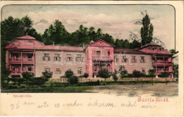 T2/T3 1905 Bártfafürdő, Bardejovské Kúpele, Bardiov, Bardejov; Schedel Villa (fl) - Non Classés