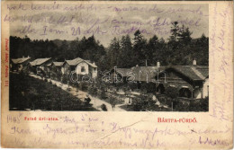 T3 1905 Bártfafürdő, Bardejovské Kúpele, Bardejov; Felső úri Utca, Nyaralók. Kiadja Divald Adolf 111. / Villas (fa) - Unclassified