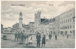 T2/T3 1912 Besztercebánya, Banská Bystrica; Fő Tér, Ehrenwald Gyula, Fischer Alajos, Schäffer J. József üzlete, Városház - Ohne Zuordnung
