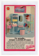 PUBBLICITA' ARMADIO BARBIE MATTEL 1987 VINTAGE ADVERTISING RECLAME WERBUNG - Reclame