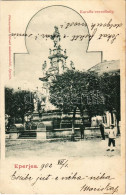T2/T3 1902 Eperjes, Presov; Karafa (Caraffa) Vesztőhely. Fénynyomat Divald Műintézetéből / Monument - Non Classés