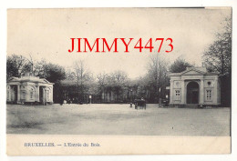 BRUXELLES - L'Entrée Du Bois ( Place Bien Animée ) - Bossen, Parken, Tuinen