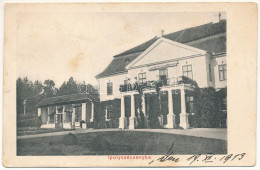 * T2/T3 1913 Ipolyszécsényke, Secianky; Lipthay Kastély / Castle (fl) - Unclassified