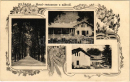 T3 1938 Jolsva, Jelsava (Gömör); Hotel-restaurace U Nádrazí / Vasúti Szálloda és Vendéglő, étterem / Railway Hotel And R - Non Classés