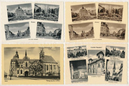 ** Kassa, Kosice; - 6 Db RÉGI Város Képeslap / 6 Pre-1945 Town-view Postcards - Unclassified