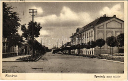 T2/T3 1937 Komárom, Komárno; Igmándy Utca / Street View (fa) - Unclassified
