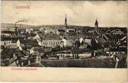 T2/T3 1914 Losonc, Lucenec; Látkép. Redlinger Kiadása / General View (EK) - Unclassified