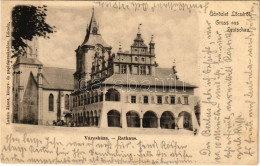 T2/T3 1902 Lőcse, Levoca; Városháza. Latzin János Kiadása / Rathaus / Town Hall (Rb) - Non Classés