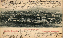T2 1901 Lőcse, Levoca; Látkép. Latzin János Kiadása / General View - Non Classés