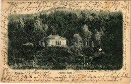 T2/T3 1902 Lőcse, Levoca; Justus Villa. Latzin János Kiadása / Villa (EK) - Non Classés