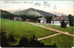 T2 1907 Matlárháza, Matliary, Tatranské Matliare (Magas-Tátra, Vysoké Tatry); Cattarino S. Kiadása 1905. 208. Sz. - Non Classés