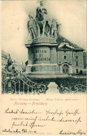 T3 1900 Pozsony, Pressburg, Bratislava; Mária Terézia Emlékszobor. Schmidt Edgar Kiadása / Maria Theresia-Denkmal / Monu - Unclassified