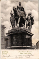 T2/T3 1900 Pozsony, Pressburg, Bratislava; Mária Terézia Szobor / Monument (fl) - Zonder Classificatie