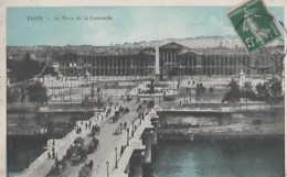 PARIS, PLACE DE LA CONCORDE, BELLE ANIMATION, COLORISE REF 15814 - Plätze