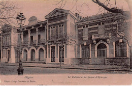 04-AM21554.Digne.Le Théâtre Et La Caisse D'Epargne - Digne