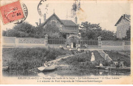 94 - ABLON - SAN45512 - Paysage Des Bords De Seine - Le Café Restaurant "A L'Ami Lolotte" - Ablon Sur Seine