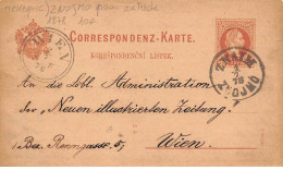 TCHEQUIE - SAN45700 - Znojmo Pour Autriche - 1878 - Czech Republic