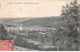 19.SAN58978.Corrèze.BORT.Vu De La Route Des Orgues.Village - Autres & Non Classés