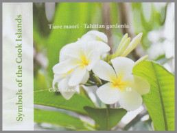 COOK ISLANDS 2023 MNH Symbols Flowers Symbole Tahitian Gardenia – IMPERFORATED – DHQ49610 - Autres & Non Classés