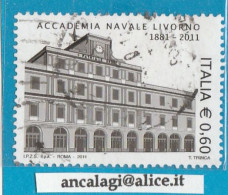 USATI ITALIA 2011 - Ref.1190A "ACCADEMIA NAVALE DI LIVORNO" 1 Val. - - 2011-20: Used