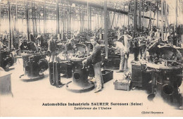 92-SAN60148-SURESNES.Automobiles Industriels.SAURER.Intérieur De L'usine.Métier - Suresnes