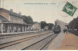 91-SAN60132-SAINT MICHEL SUR ORGE.La Gare.Train - Saint Michel Sur Orge
