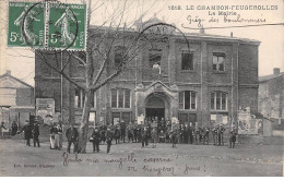 42-SAN59084-LE CHAMBON-FEUGEROLLES.La Mairie.Grève - Le Chambon Feugerolles