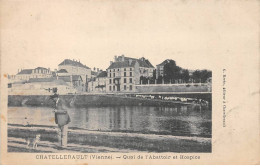 86-SAN60075-CHATELLERAULT.Quai De L'Abattoir Et Hospice - Chatellerault