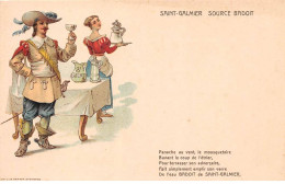 Publicité - N°85234 - Saint-Galmier - Source Badoit - Panache Au Vent, Le Mousquetaire ... - Werbepostkarten