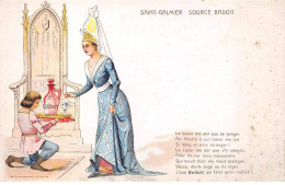 Publicité - N°85241 - Saint-Galmier - Source Badoit - Le Cueur Me Doi Que De Songer ... - Werbepostkarten