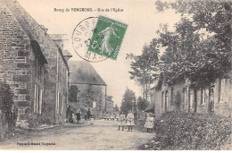 50-SAN59311-VENGEONS.Bourg.Rue De L'Eglise - Autres & Non Classés