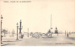 Fantaisie - N°85486 - PARIS - Place De La Concorde - Voir Par Transparence - Carte à Système - A Systèmes