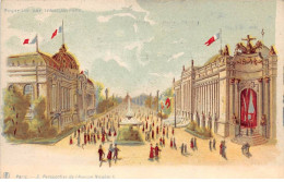 Fantaisie - N°85480 - PARIS - 2. Perspective De L'Avenue Nicolas II - Regarder Par Transparence - Carte à Système - A Systèmes