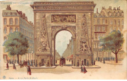 Fantaisie - N°85478 - PARIS - 4. La Porte Saint-Denis - Regarder Par Transparence - Carte à Système - A Systèmes