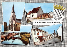 44 . N° Kri11481 .  La Chapelle Des Mara. Multivue .   N° Ci 3 C  .  Edition Combier . Cpsm 10X15 Cm . - La Chapelle Basse-Mer