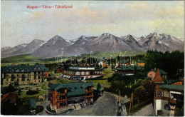T2/T3 1907 Tátrafüred, Ótátrafüred, Altschmecks, Stary Smokovec (Magas Tátra, Vysoké Tatry); Kávéház, étterem Maurer Ado - Unclassified
