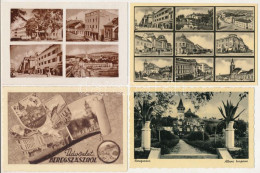 ** Beregszász, Beregovo, Berehove; - 10 Db RÉGI Város Képeslap / 10 Pre-1945 Town-view Postcards - Non Classés